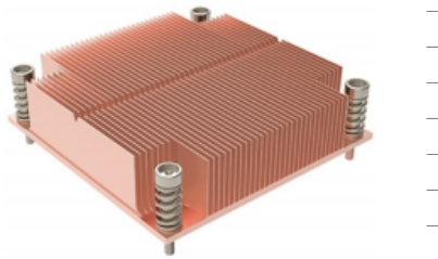 ToneCooling LGA1700-1B02 Intel LGA1700 1U server CPU air cooler / heatsink