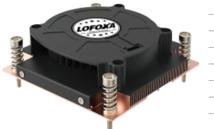 ToneCooling LGA1700-1Z04 Intel LGA1700 2U server CPU air cooler / heatsink
