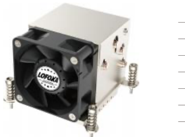 ToneCooling LGA1700-1Z14 Intel LGA1700 2U server CPU air cooler / heatsink