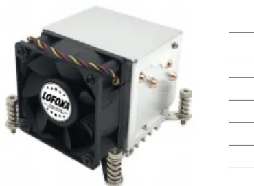 LGA2011-5Z15 LGA2011 1U Server CPU air cooler / heatsink — ToneCooling