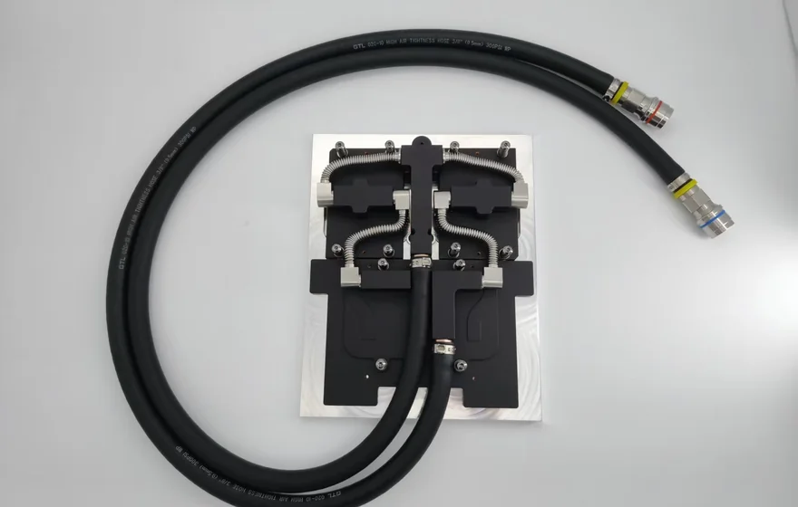 NVIDIA GB200 direct-to-chip liquid cooling kit: ToneCooling purple copper T2 cold-plate pair with 2.7 kW rating