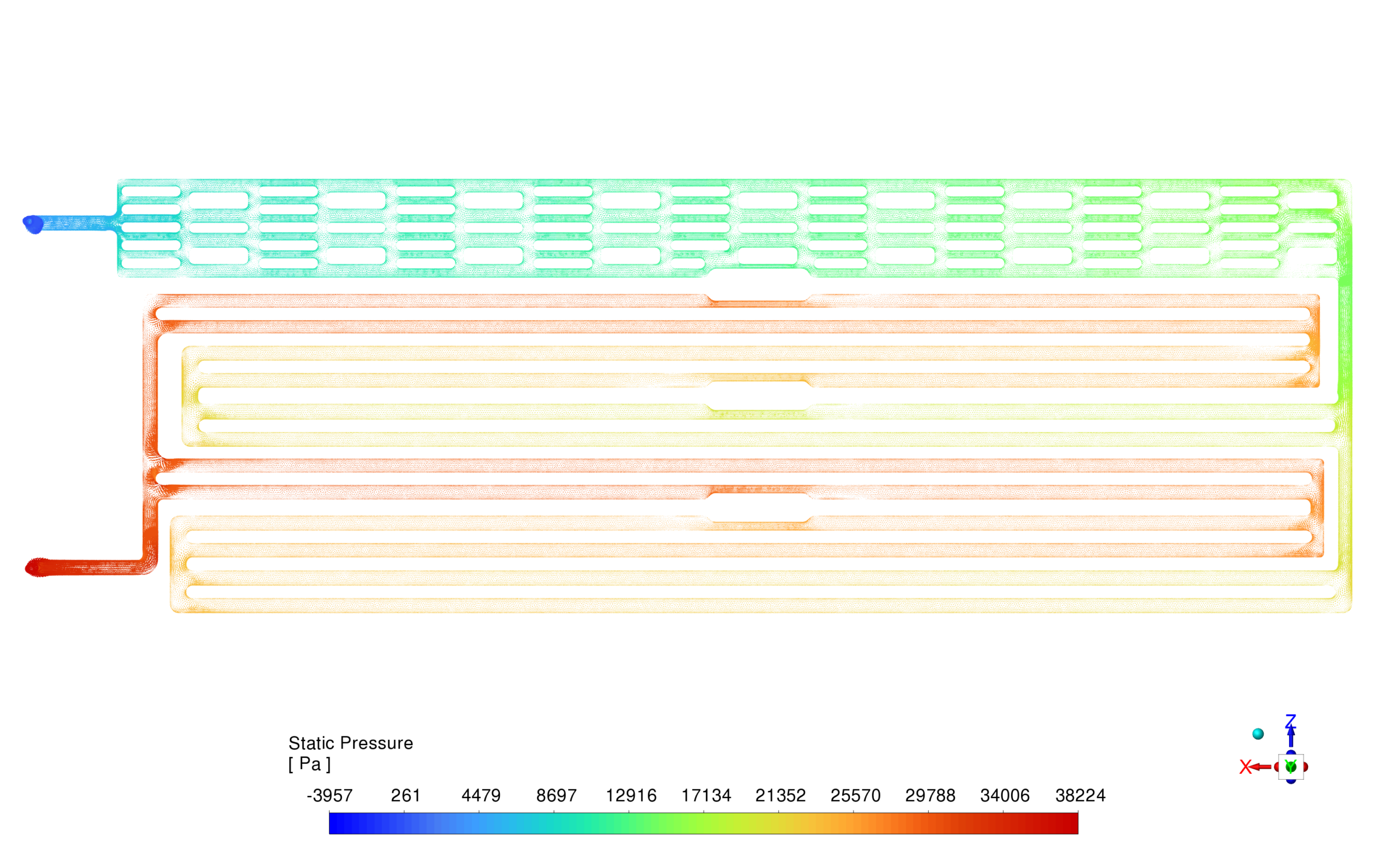 Liquid cold plate CFD simulation result - ToneCooling