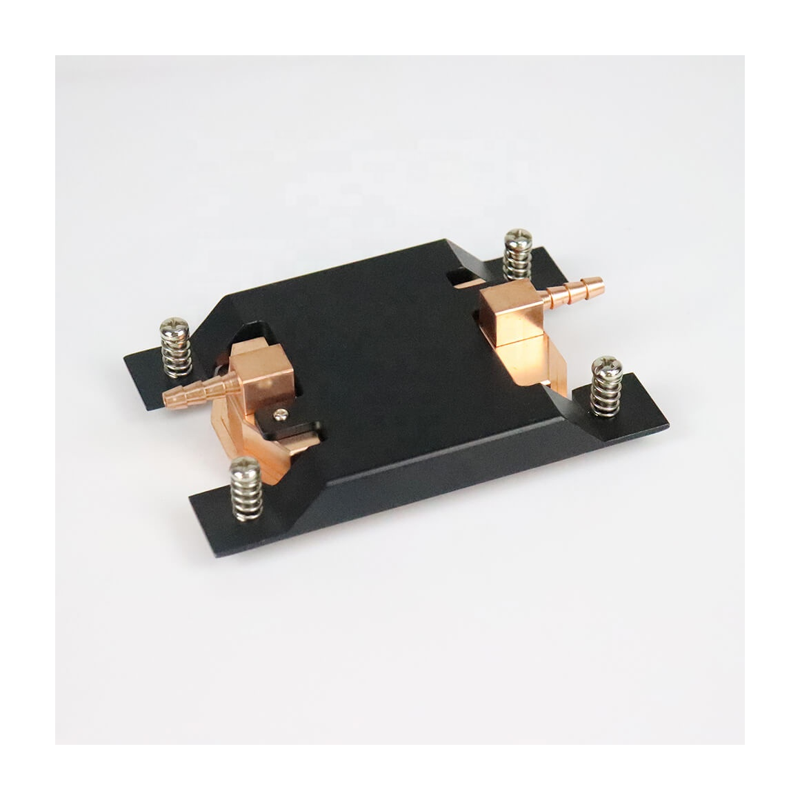 ToneCooling CPU/GPU liquid cold plate with copper coolant ports
