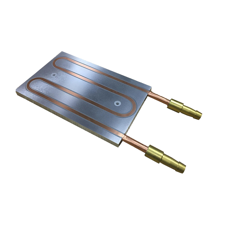 Tube-Embedded Rail / Locomotive Liquid Cold Plate